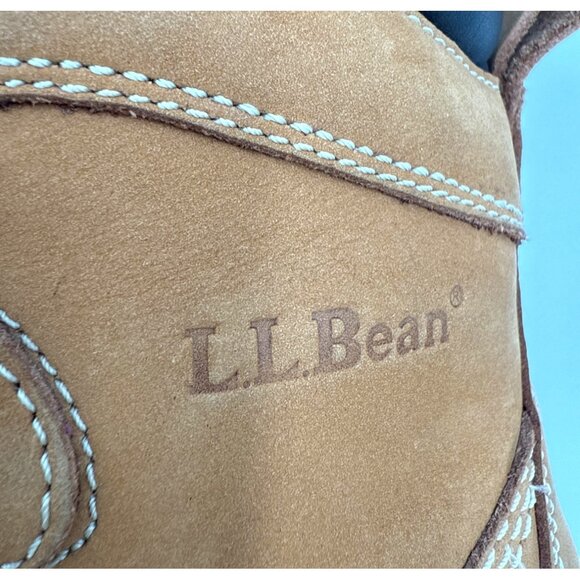 LL Bean Mens 12M Brown Leather Primaloft Storm Chaser Winter Duck Boots TEK 2.0 - Picture 5 of 16